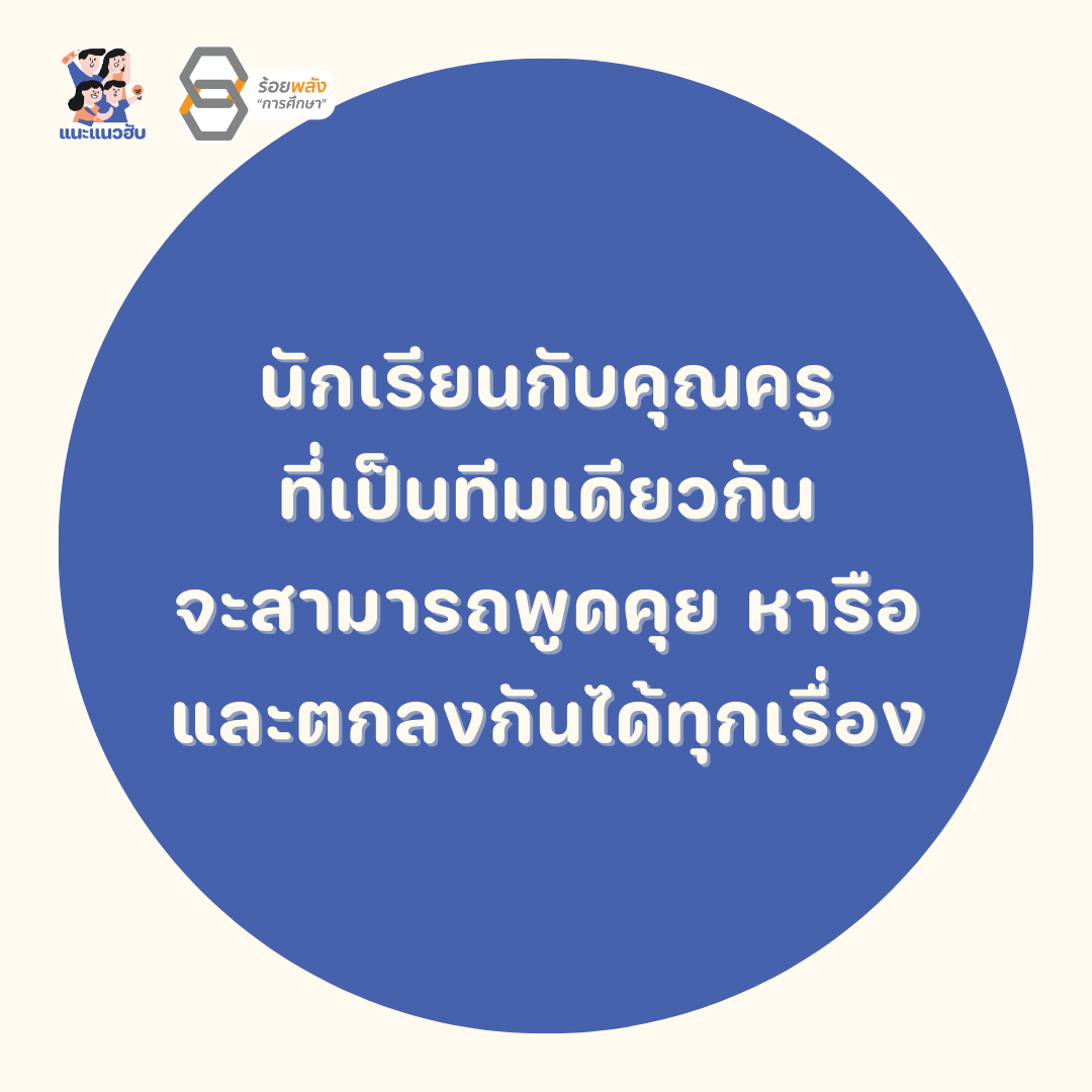 การสร้างข้อตกลงร่วมเป็นอีกหนึ่งปัจจัยที่ช่วยสร้างความสุขให้กับทุกคนในห้องเรียน